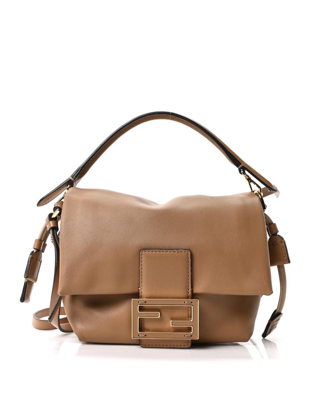 Fendi Shiny Nappa Small Mamma Baguette #368227F21B